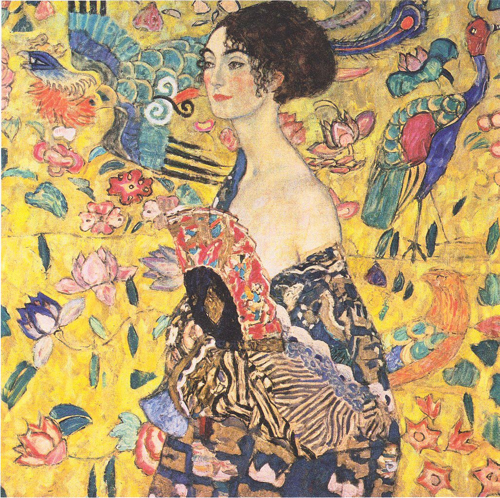 DAMA Z WACHLARZEM / Gustav Klimt