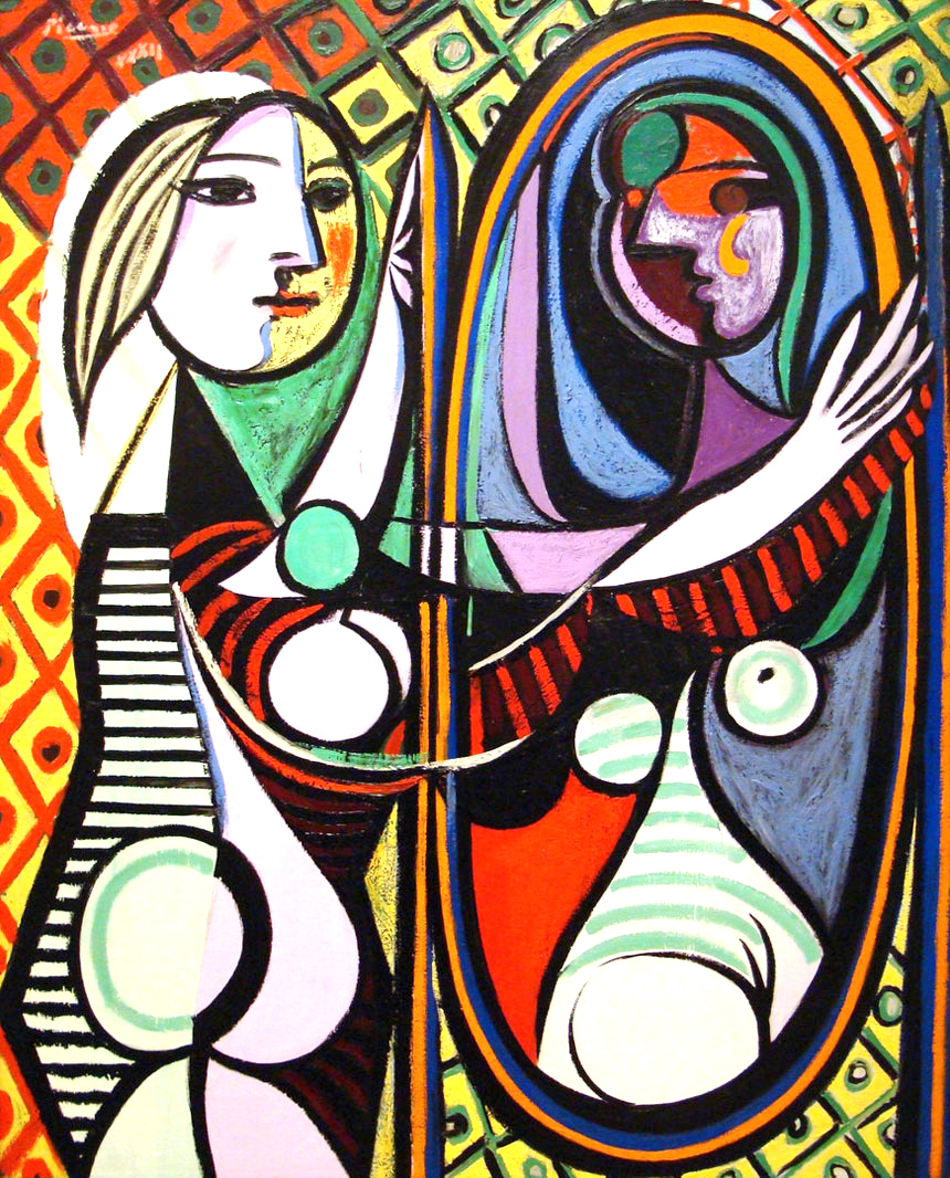 DZIEWCZYNA PRZED LUSTREM / Pablo Picasso