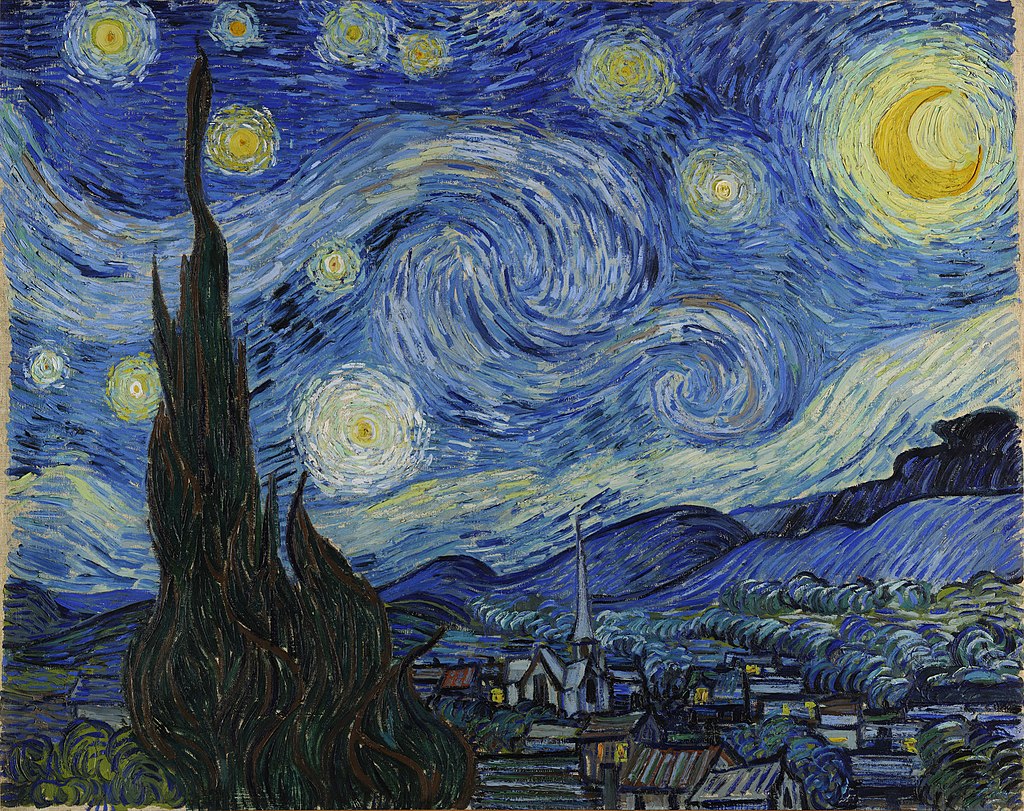 Gwieździsta noc / Artysta: Vincent vah Gogh